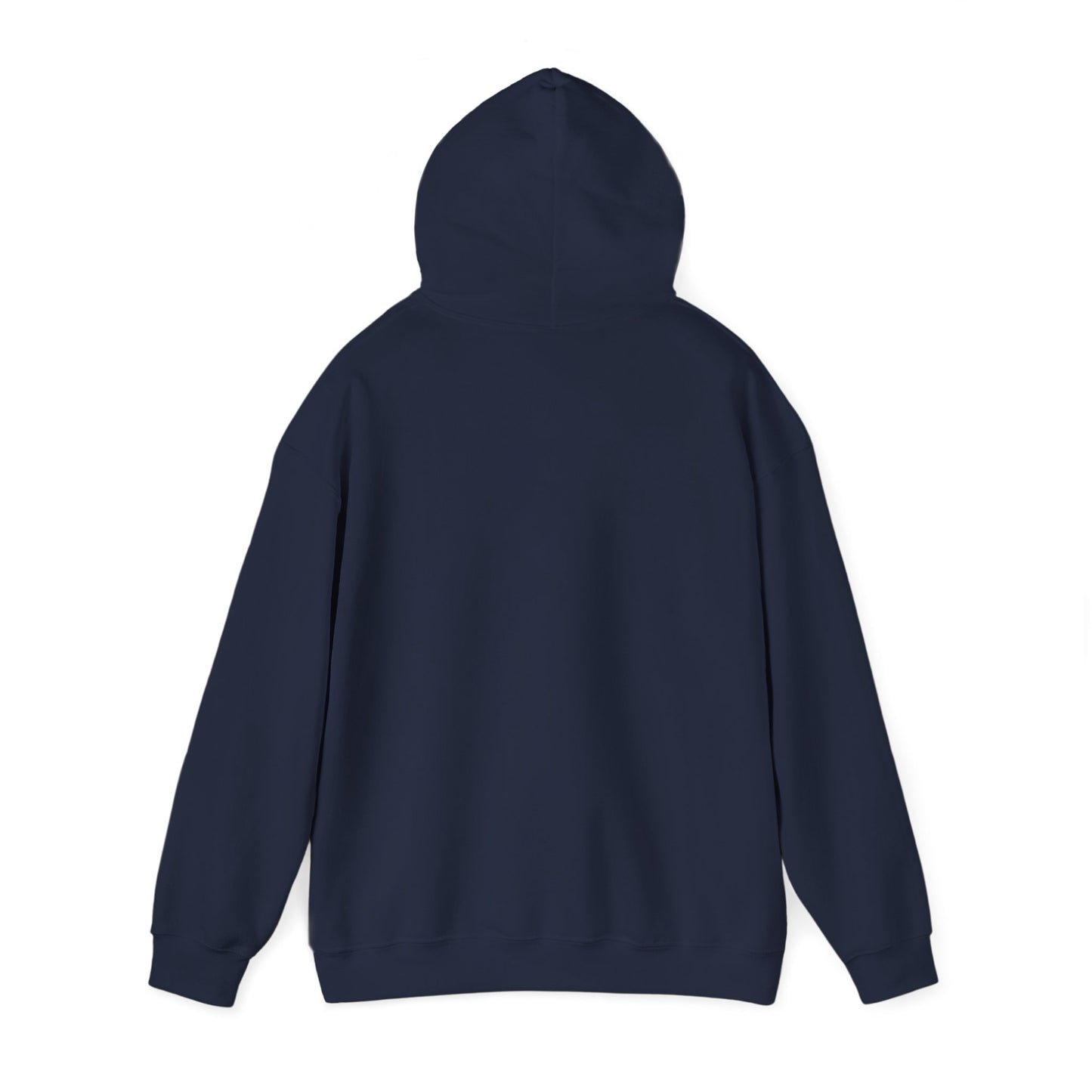 Unisex Heavy Blend™ Hooded Sweatshirt with Modern Cross Design | Cozy Casual Wear