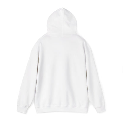Unisex Heavy Blend™ Hooded Sweatshirt with Modern Cross Design | Cozy Casual Wear