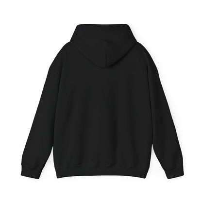 Unisex Heavy Blend™ Hooded Sweatshirt with Modern Cross Design | Cozy Casual Wear